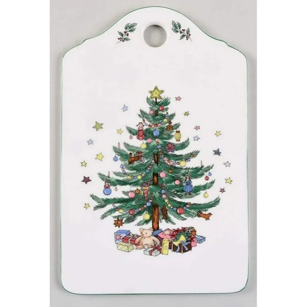 Nikko | Vintage Happy Holidays Christmas Tree Hanging Trivet